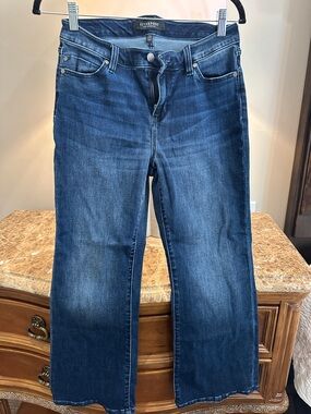Liverpool Dark Blue Wide Leg Jeans